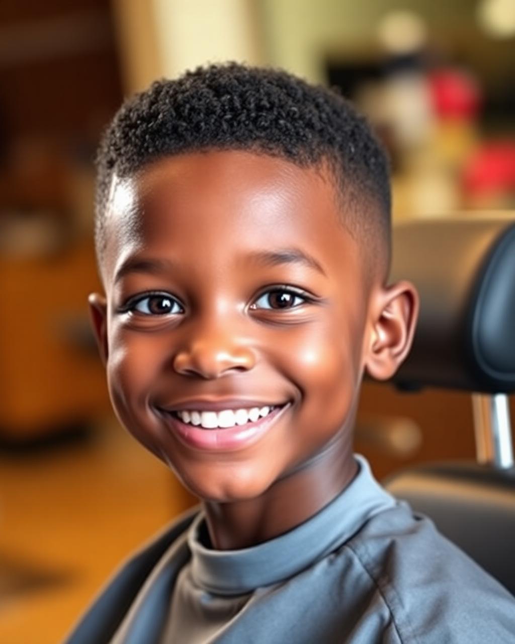 Kid's clean fade haircut